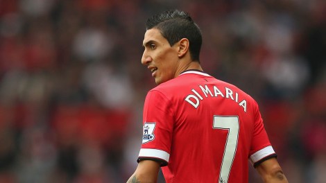 MANCHESTER, ENGLAND - SEPTEMBER 14:  Angel Di Maria of Manchester United looks on during the Barclays Premier League match between Manchester United and Queens Park Rangers at Old Trafford on September 14, 2014 in Manchester, England.  (Photo by Alex Livesey/Getty Images)